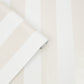 Purchase Laura Ashley Wallpaper Item# 113336 Lille Pearlescent Stripe White