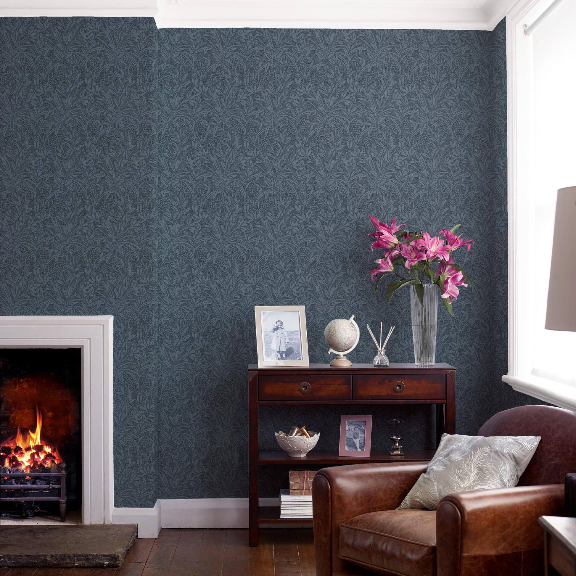 Purchase Laura Ashley Wallpaper Item 113339 Barley Dusky Seaspray