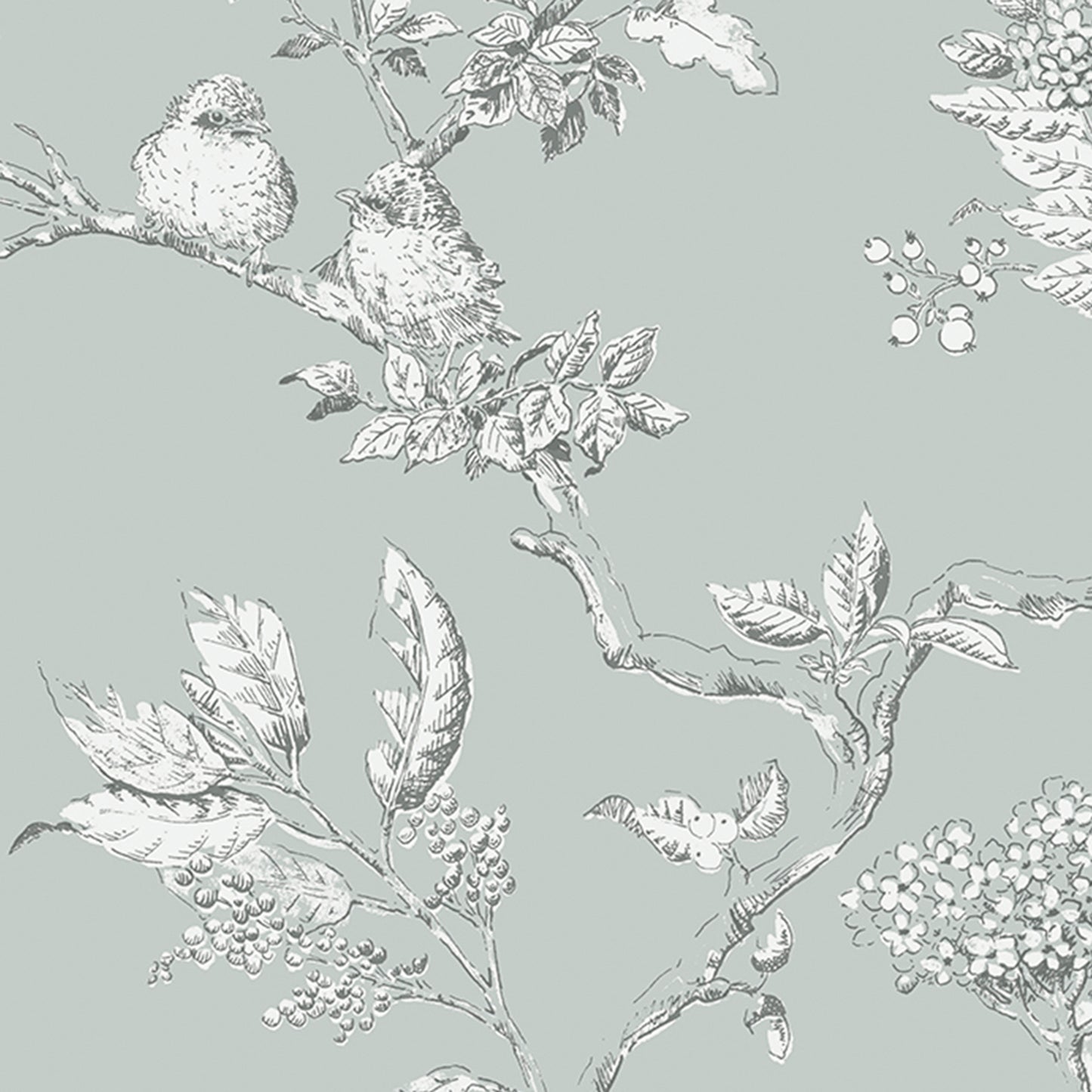 Purchase Laura Ashley Wallpaper SKU# 113345 Elderwood Duck Egg