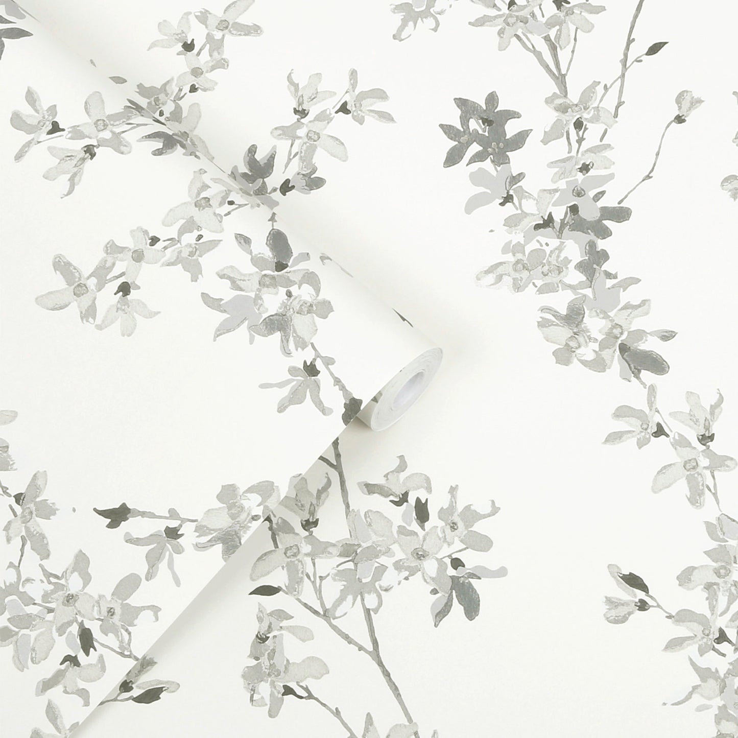 Purchase Laura Ashley Wallpaper SKU 113349 Forsythia Steel