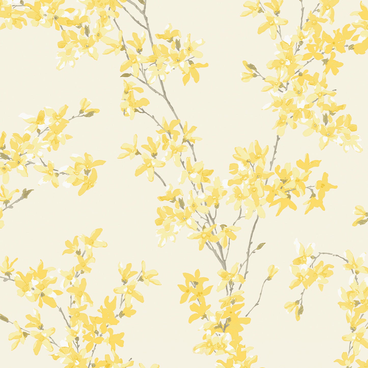 Purchase Laura Ashley Wallpaper SKU# 113350 Forsythia Sunshine