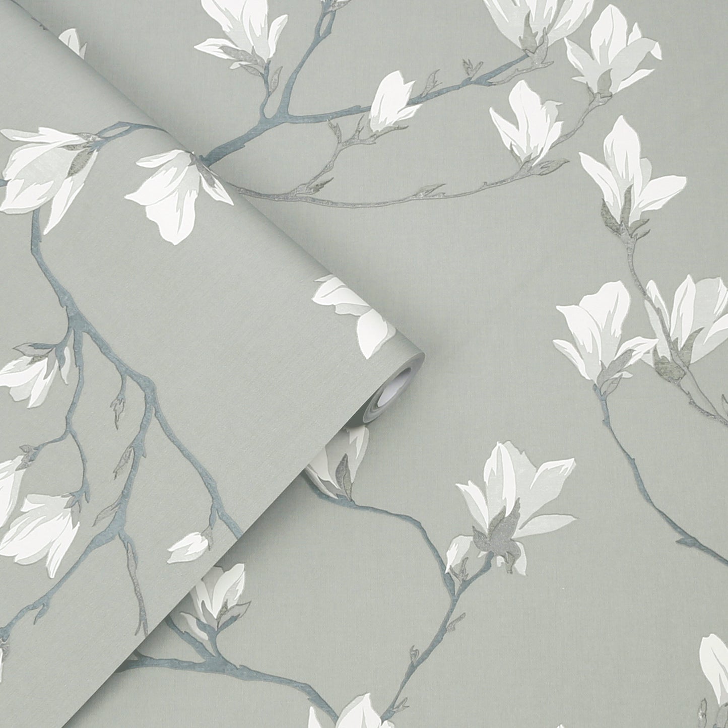 Purchase Laura Ashley Wallpaper Item 113354 Magnolia Grove Slate