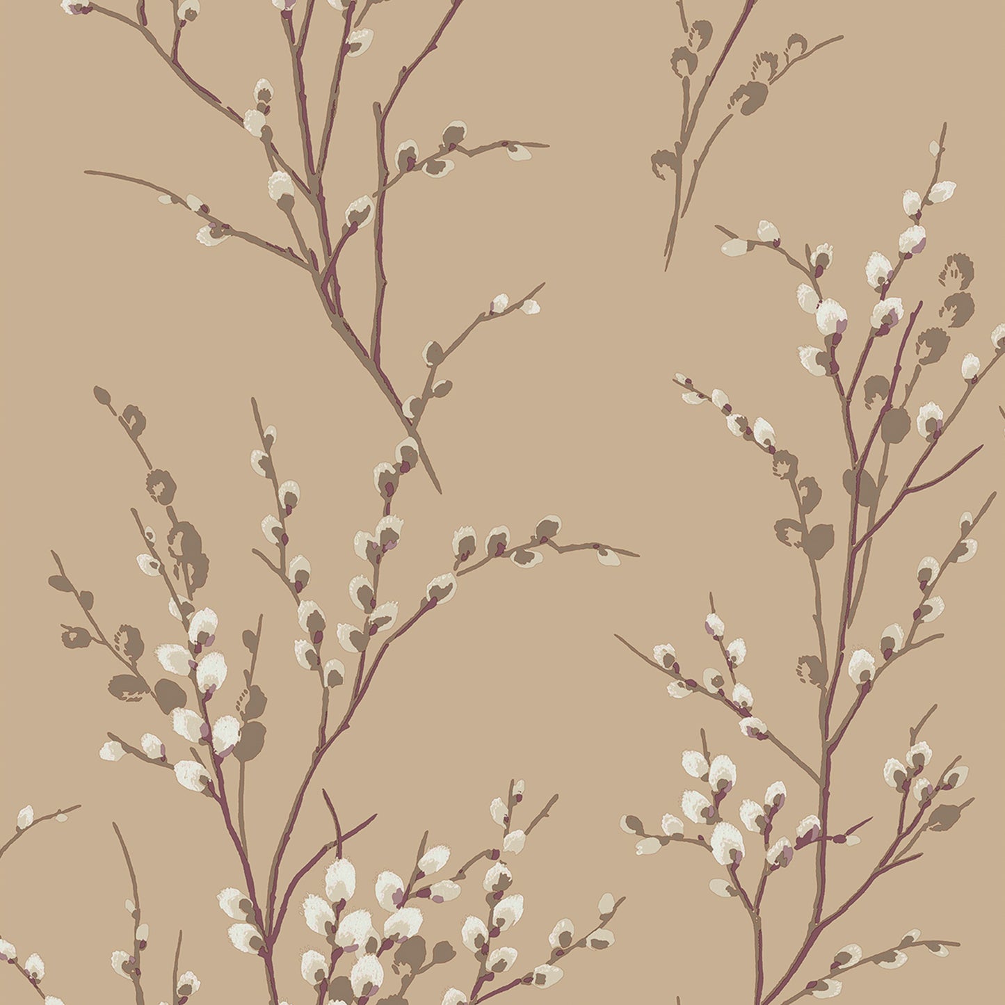 Purchase Laura Ashley Wallpaper Item# 113358 Pussy Willow Natural