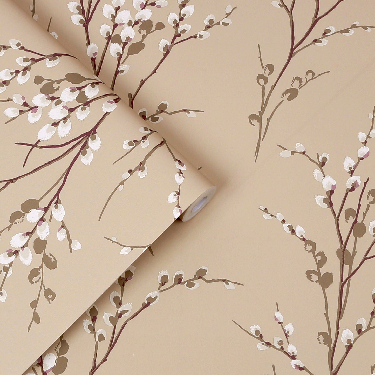 Purchase Laura Ashley Wallpaper Item# 113358 Pussy Willow Natural