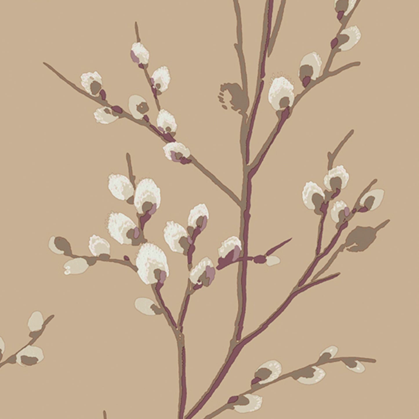 Purchase Laura Ashley Wallpaper Item# 113358 Pussy Willow Natural