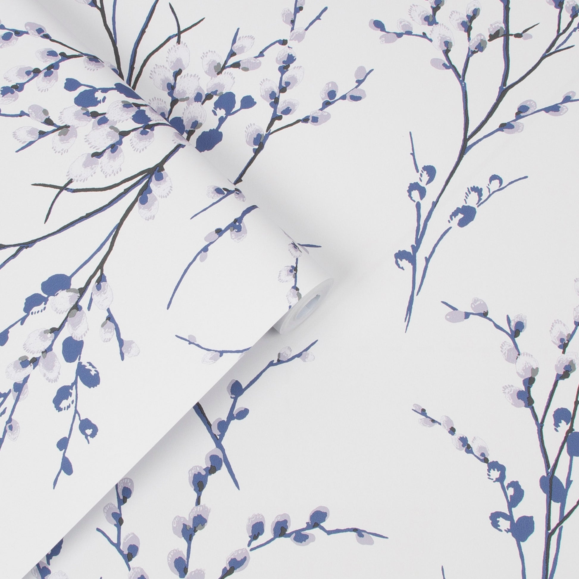 Purchase Laura Ashley Wallpaper Product# 113360 Pussy Willow Off White and Midnight