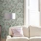 Purchase Laura Ashley Wallpaper SKU# 113371 Eglantine Eau de Nil