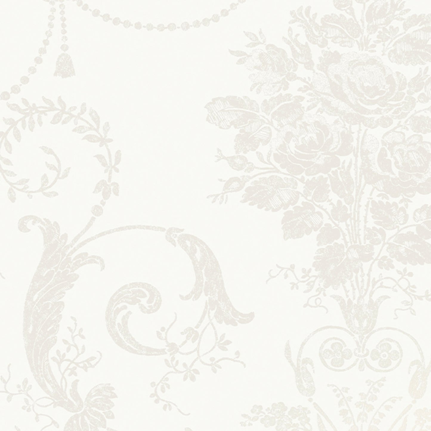 Purchase Laura Ashley Wallpaper Item# 113382 Josette White