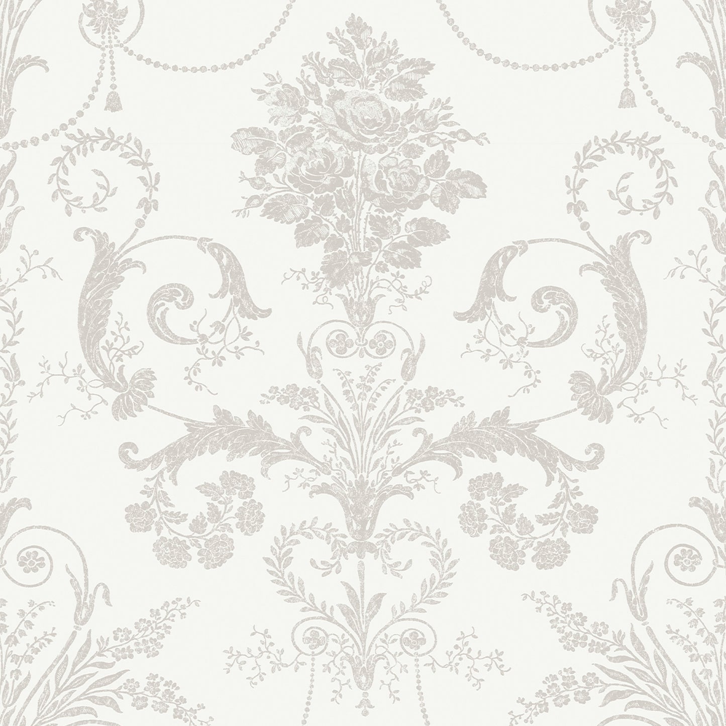 Purchase Laura Ashley Wallpaper Product# 113385 Josette Dove Grey and White