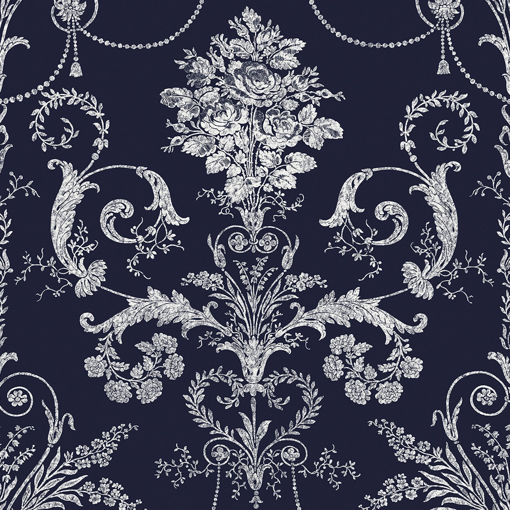 Purchase Laura Ashley Wallpaper SKU 113386 Josette Midnight