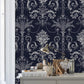 Purchase Laura Ashley Wallpaper SKU 113386 Josette Midnight