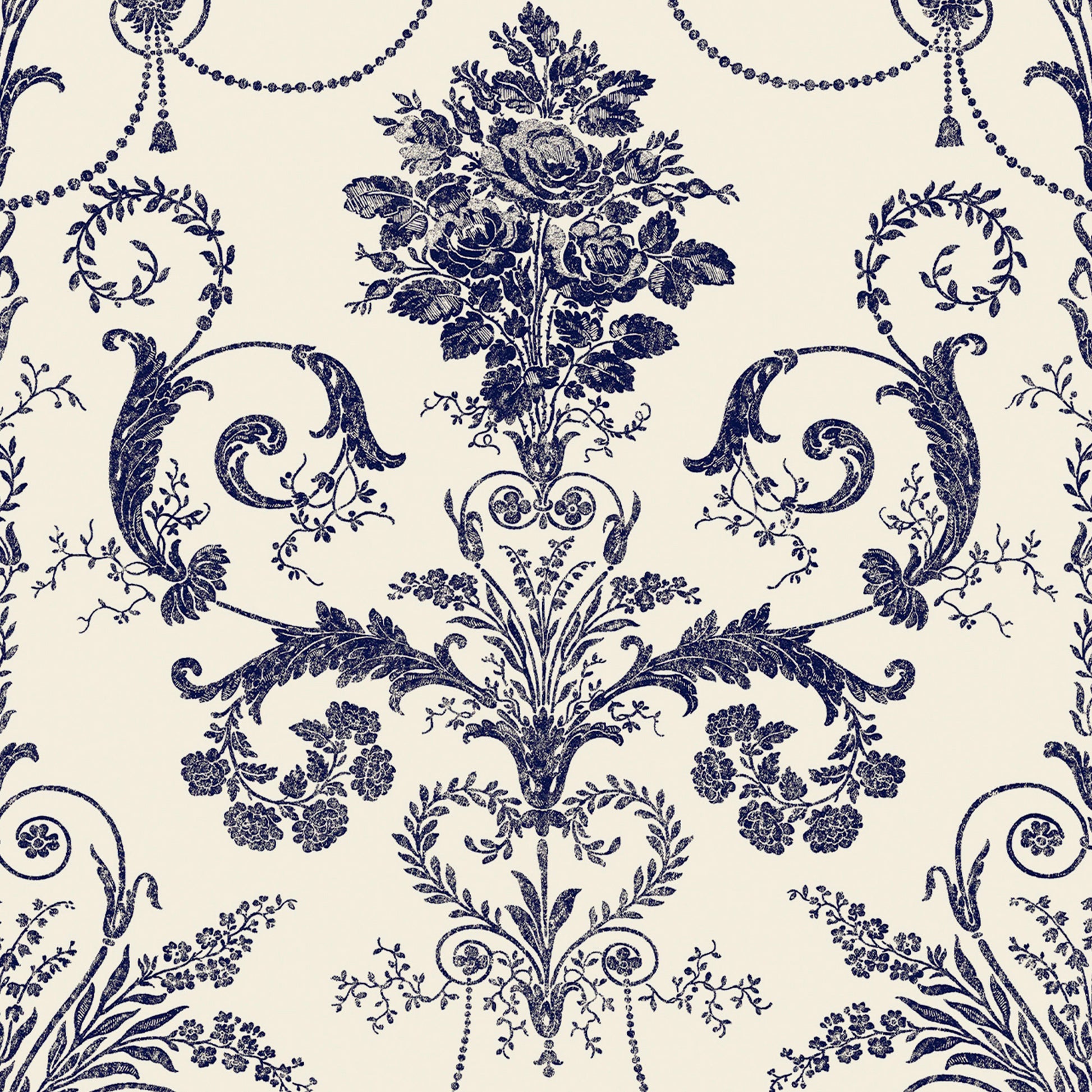 Purchase Laura Ashley Wallpaper Product# 113387 Josette Off White and Midnight