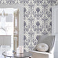 Purchase Laura Ashley Wallpaper Product# 113387 Josette Off White and Midnight