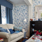 Purchase Laura Ashley Wallpaper Product# 113390 Summer Palace Royal Blue