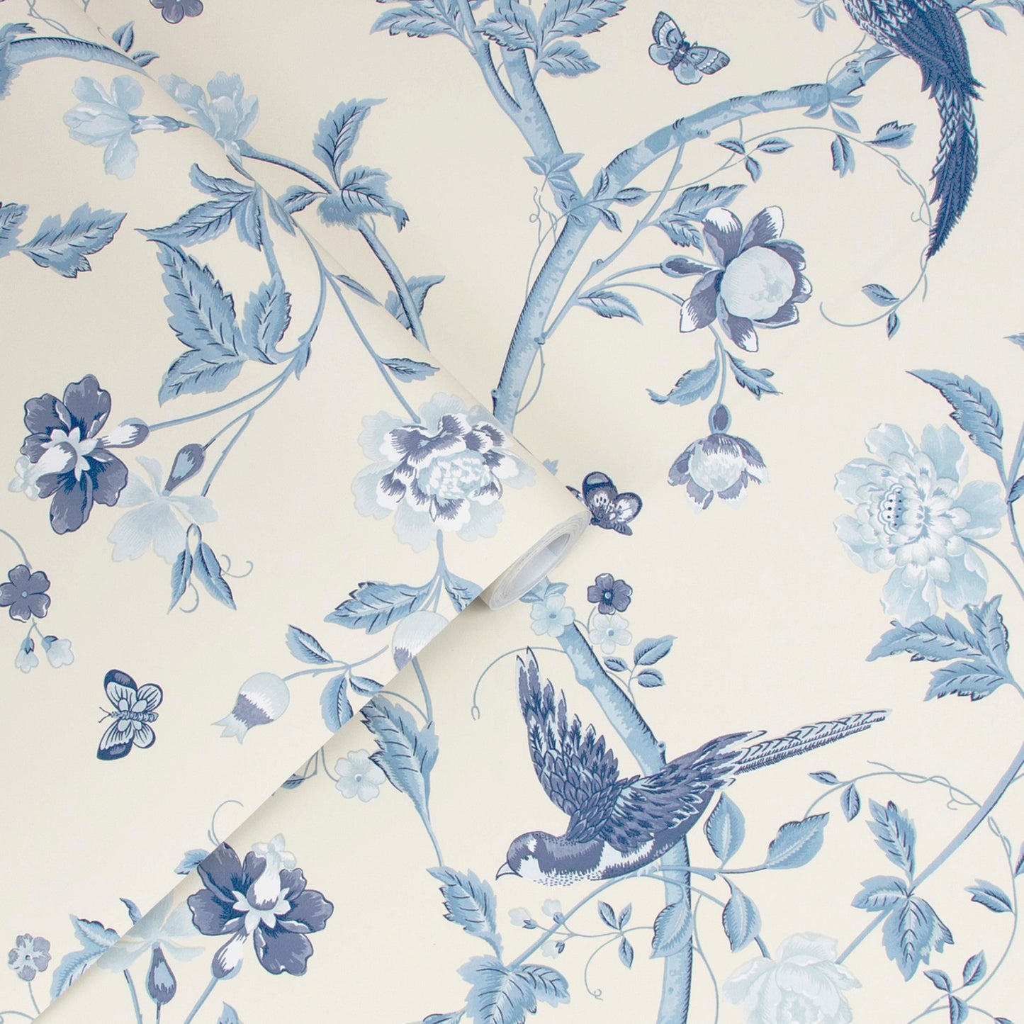 Purchase Laura Ashley Wallpaper Product# 113390 Summer Palace Royal Blue