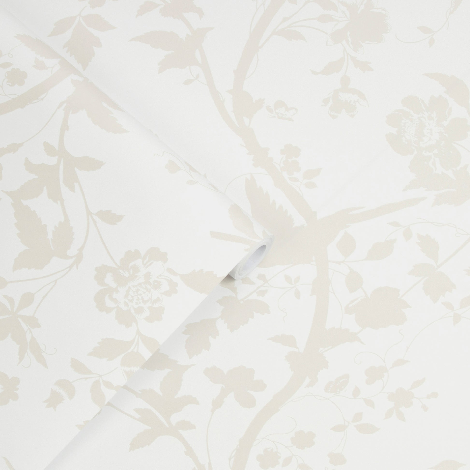 Purchase Laura Ashley Wallpaper Item# 113391 Oriental Garden Pearlescent White