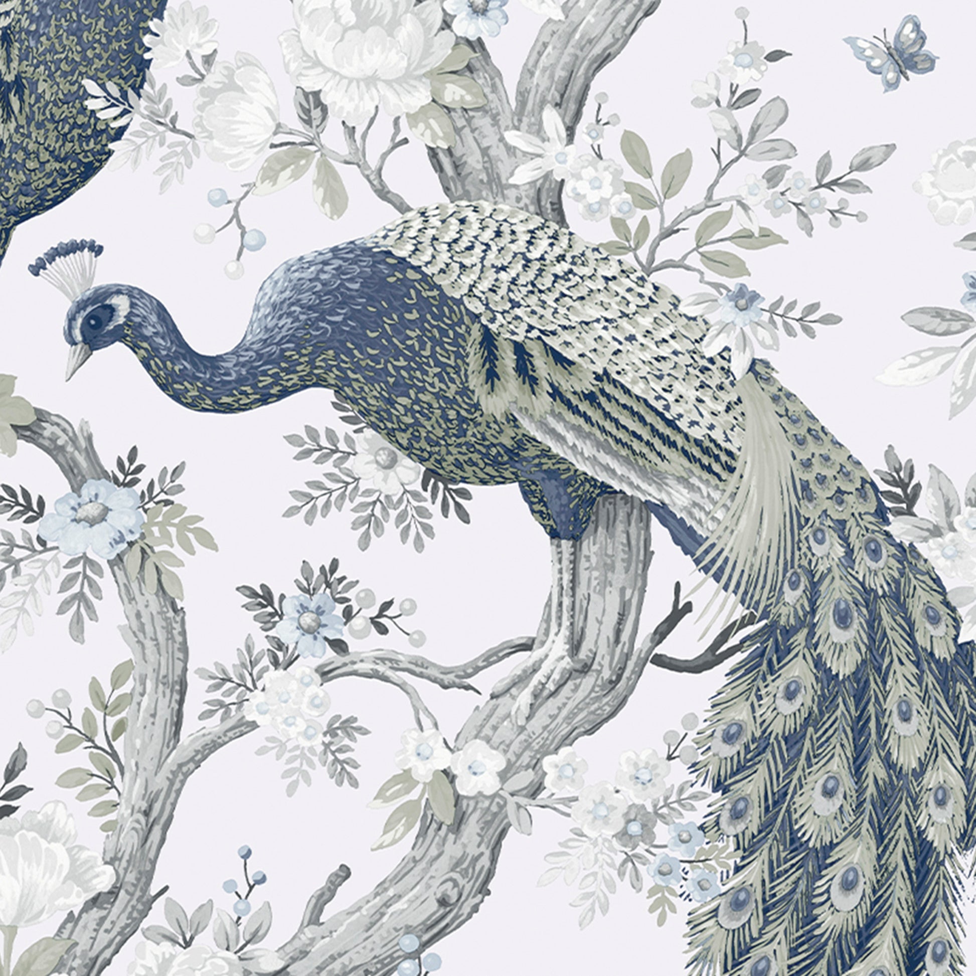 Purchase Laura Ashley Wallpaper Pattern# 113397 Belvedere Midnight