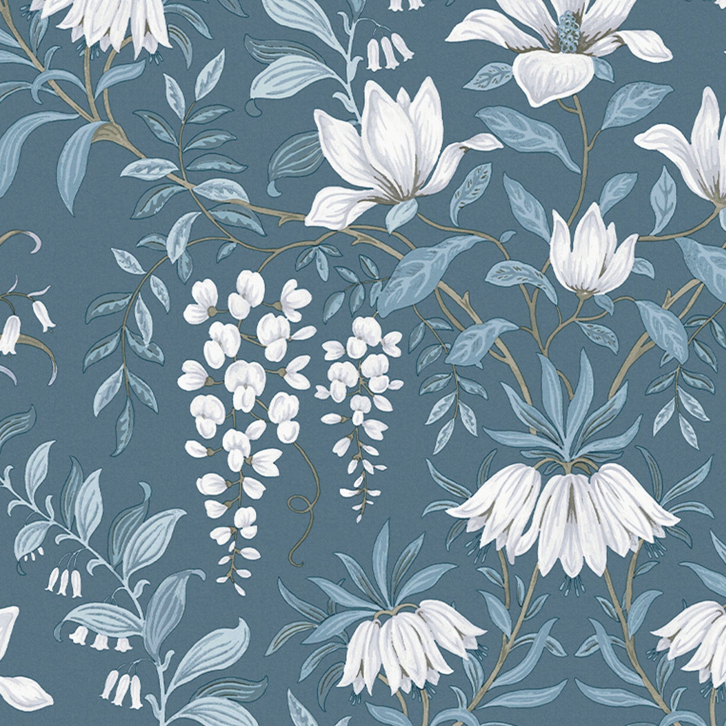 Purchase Laura Ashley Wallpaper Pattern# 113404 Parterre Dark Seaspray