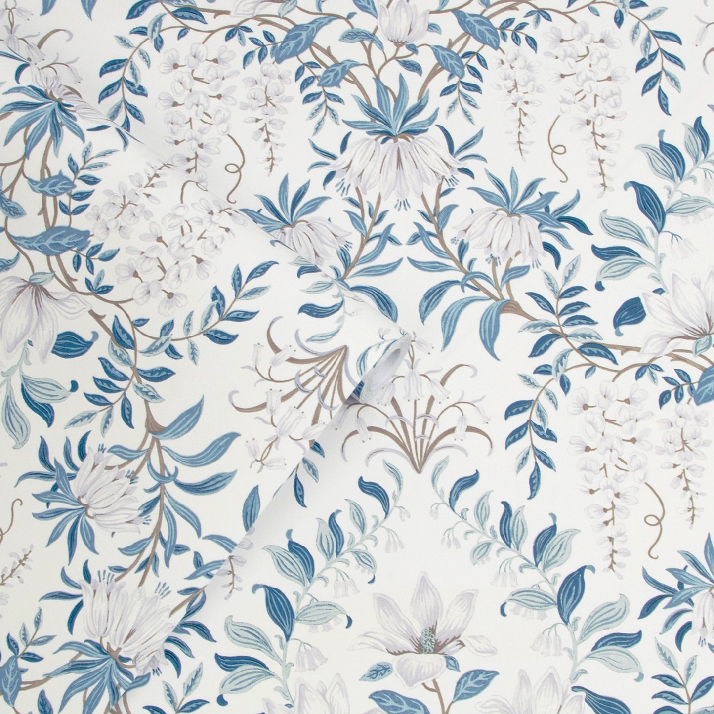 Purchase Laura Ashley Wallpaper Pattern# 113405 Parterre Off White and Seaspray