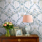 Purchase Laura Ashley Wallpaper Pattern# 113405 Parterre Off White and Seaspray