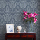 Purchase Laura Ashley Wallpaper Pattern number 113409 Heraldic Damask Dusky Seaspray