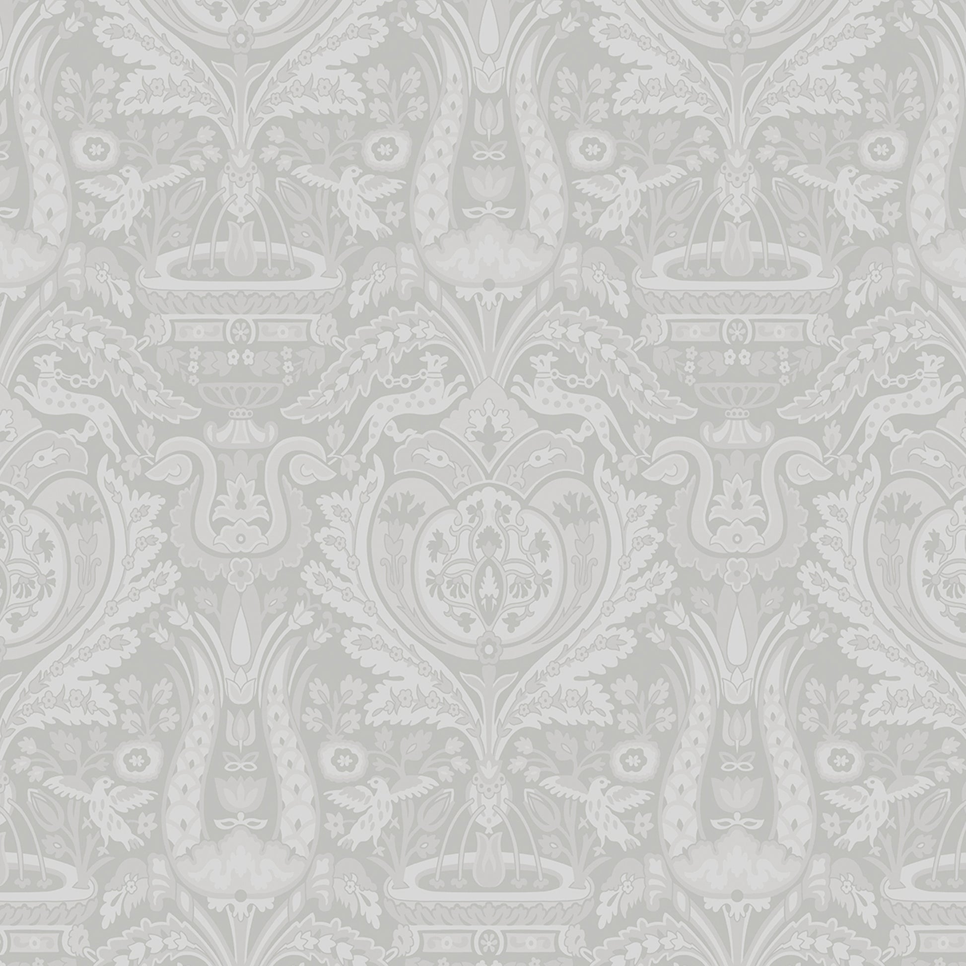 Purchase Laura Ashley Wallpaper Item# 113410 Heraldic Damask Slate Grey