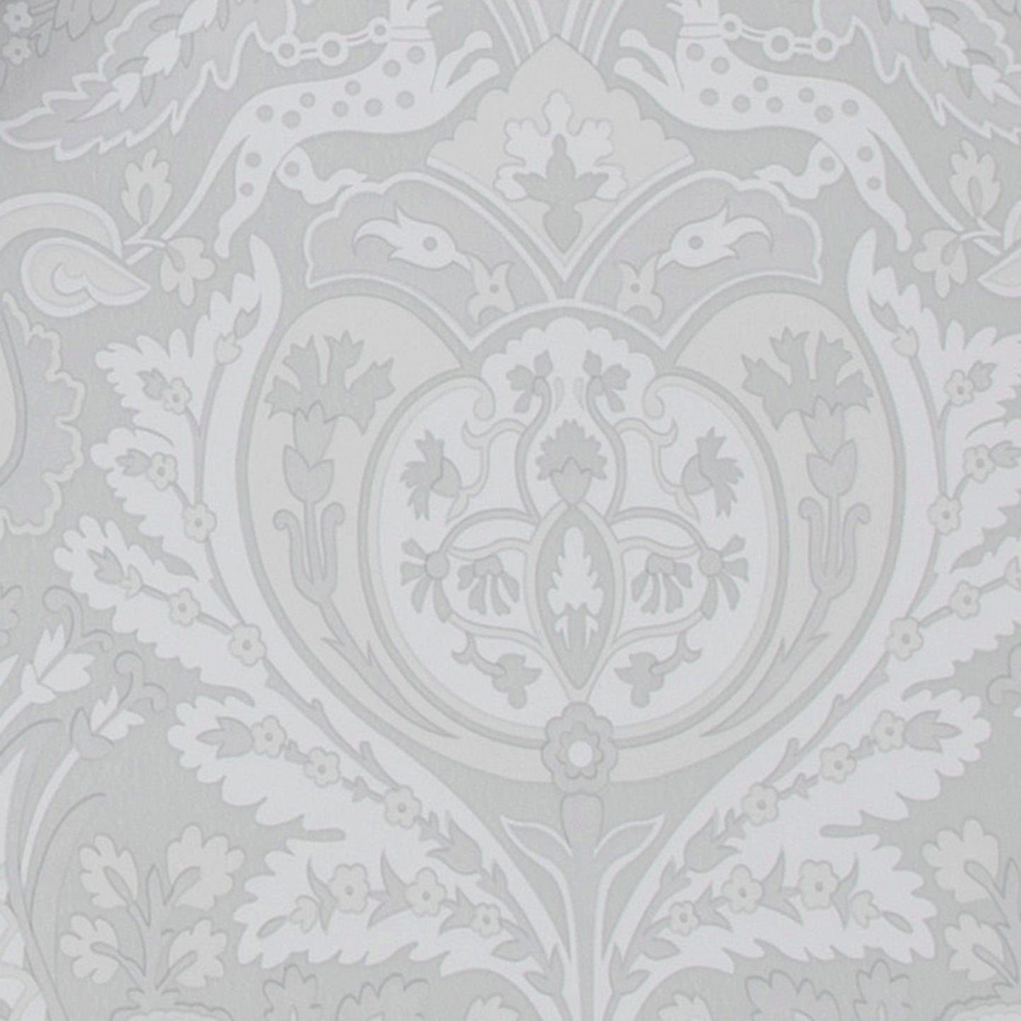 Purchase Laura Ashley Wallpaper Item# 113410 Heraldic Damask Slate Grey