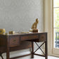 Purchase Laura Ashley Wallpaper Item# 113410 Heraldic Damask Slate Grey