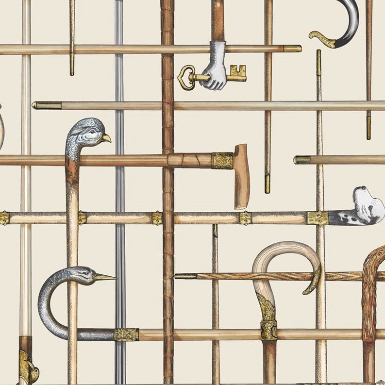 Sample 114/14026 Bastoni Beige Cole and Son Wallpaper