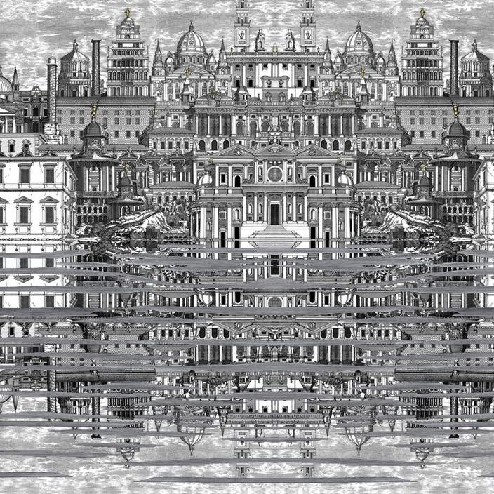 Sample 114/20040 Riflesso Black Cole and Son Wallpaper