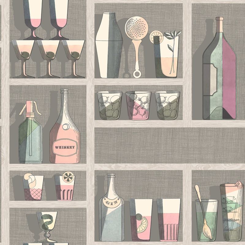 Sample 114/23044 Cocktails Multi Color Cole and Son Wallpaper