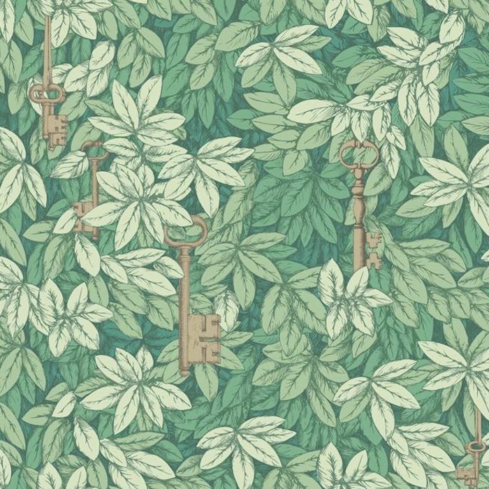 Sample 114/26050 Chiavi Segrete Green Cole and Son Wallpaper