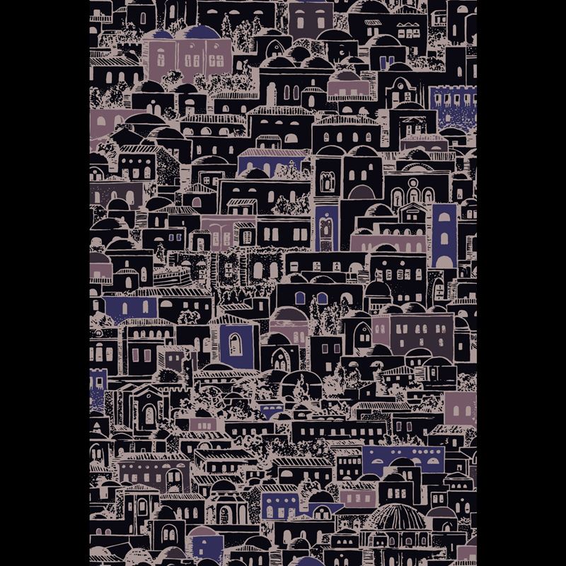 Sample 114-7013 Mediterranea, White and Metallic Print by Cole and Son Wallpaper