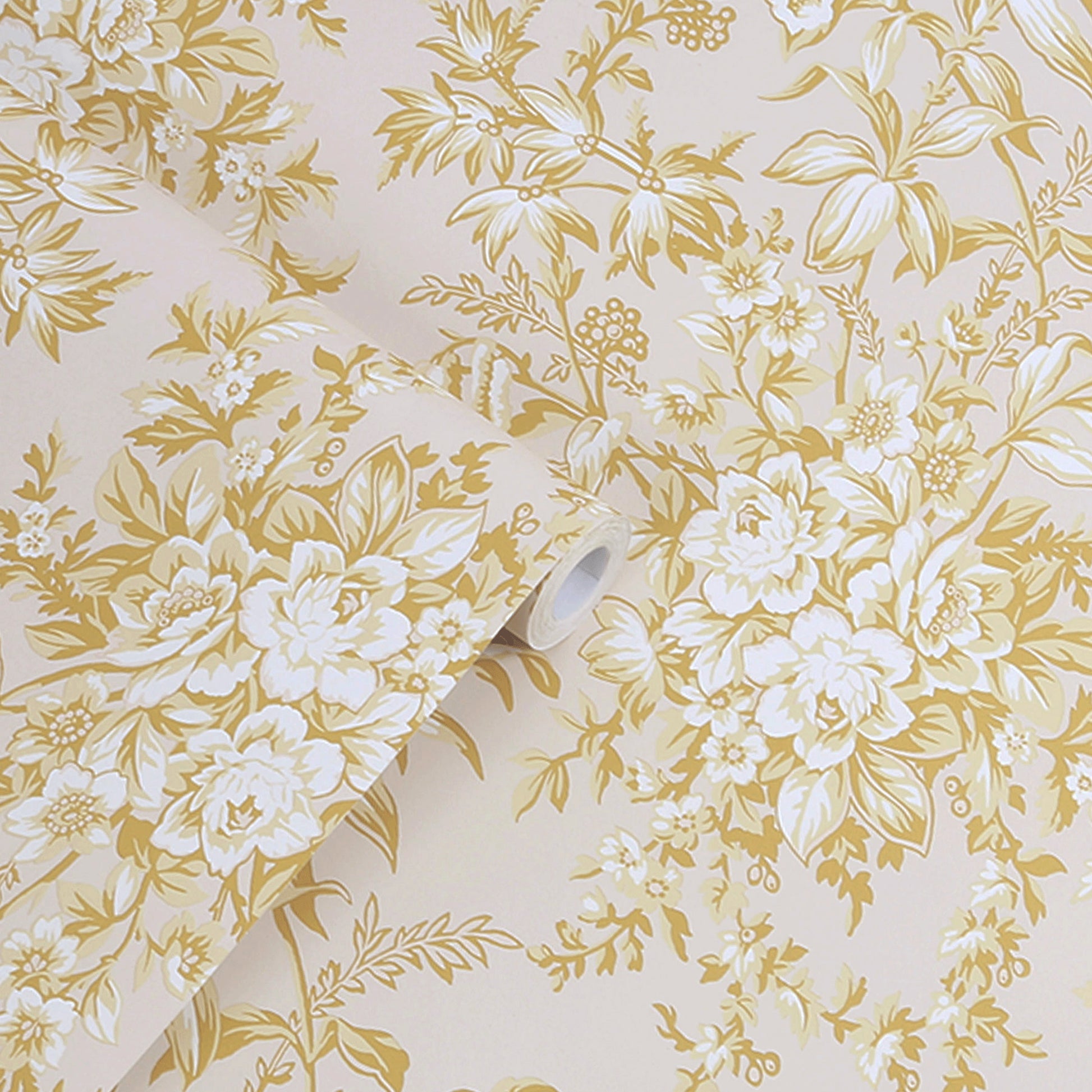 Purchase Laura Ashley Wallpaper SKU 114900 Picardie Pale Gold