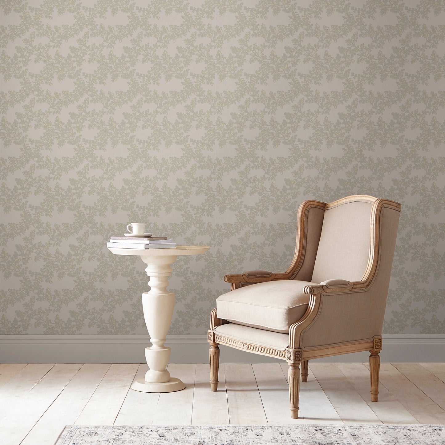 Purchase Laura Ashley Wallpaper Product# 114903 Burnham Dove Grey