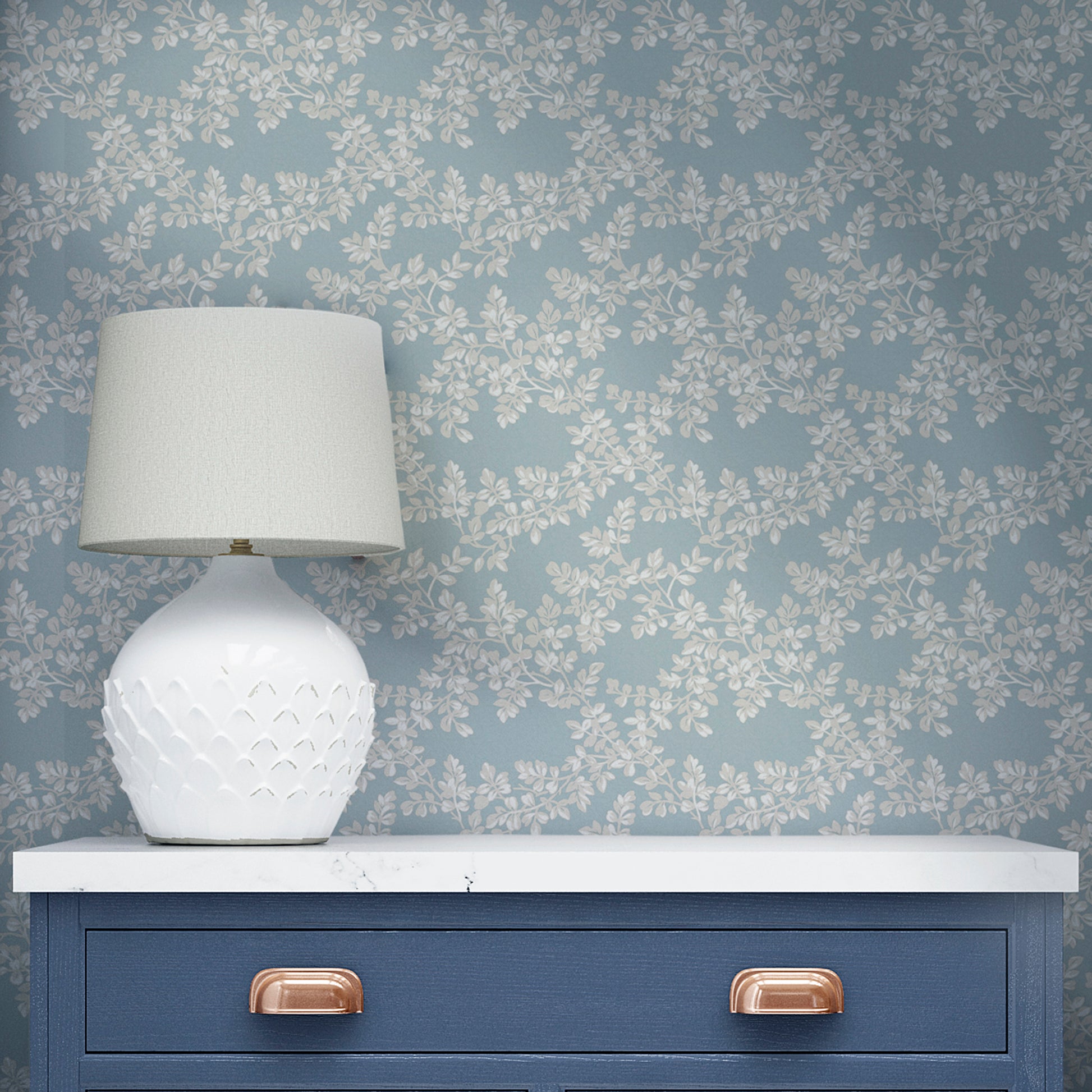 Purchase Laura Ashley Wallpaper Item# 114904 Burnham Pale Seaspray