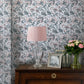 Purchase Laura Ashley Wallpaper Item 114909 Portia Pale Slate