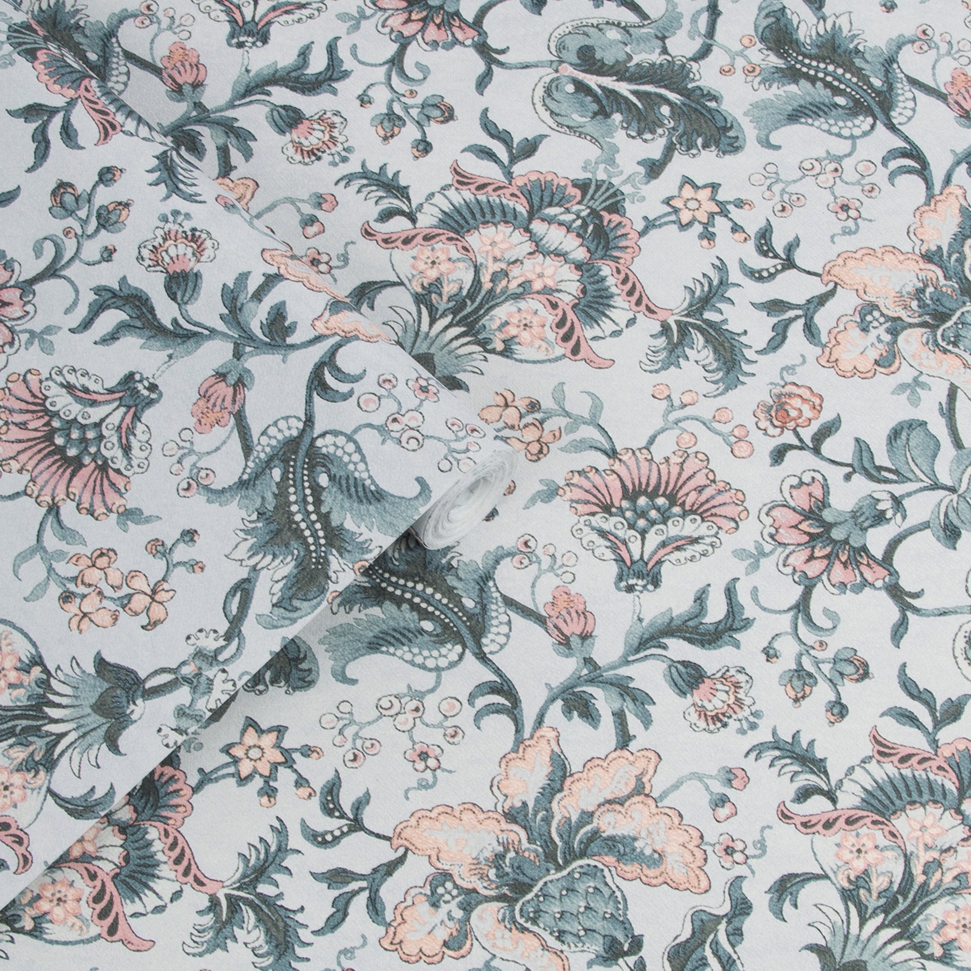 Purchase Laura Ashley Wallpaper Item 114909 Portia Pale Slate