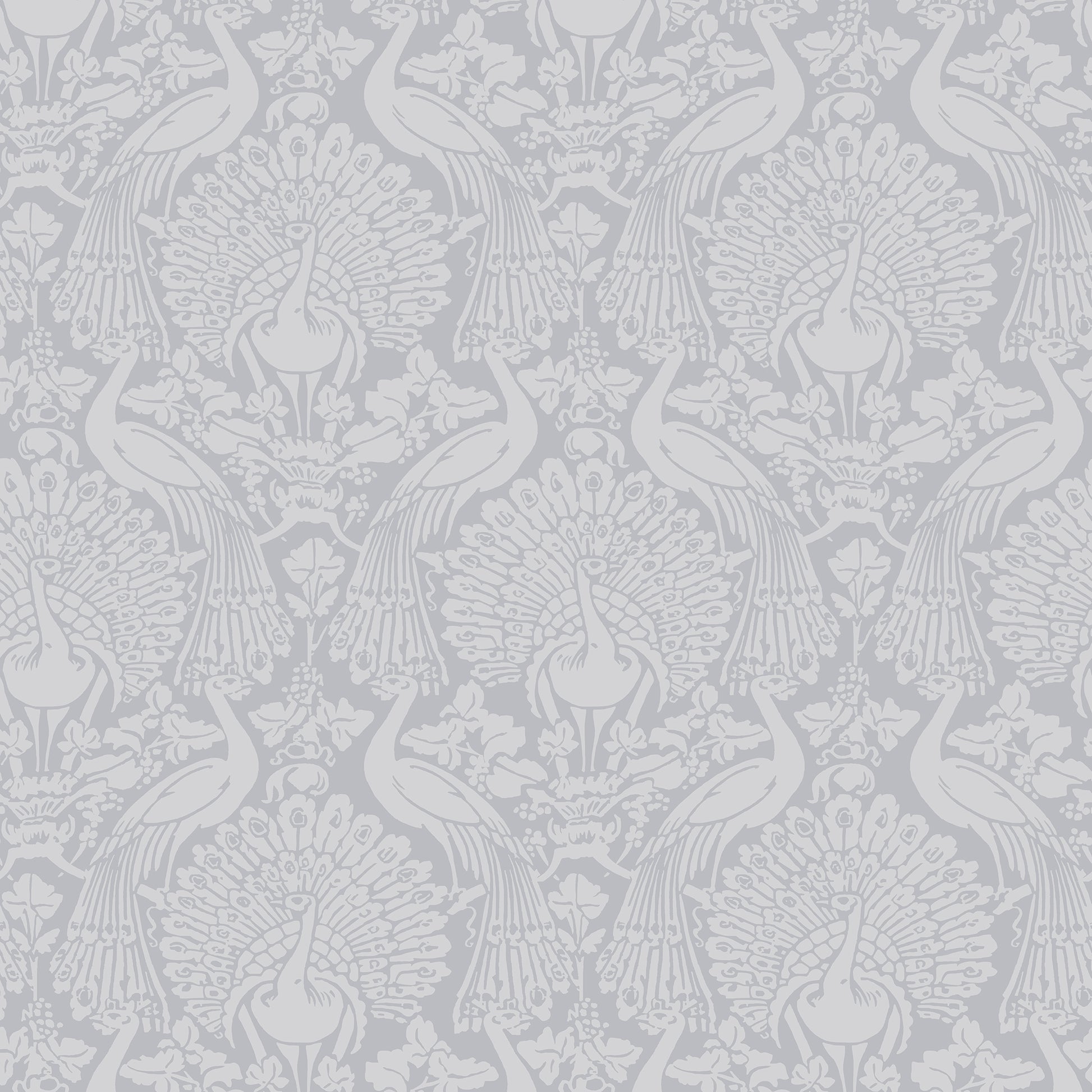 Purchase Laura Ashley Wallpaper Pattern# 114911 Peacock Damask Pale Slate