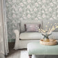 Purchase Laura Ashley Wallpaper Pattern 114917 Fleurir Smoke Green