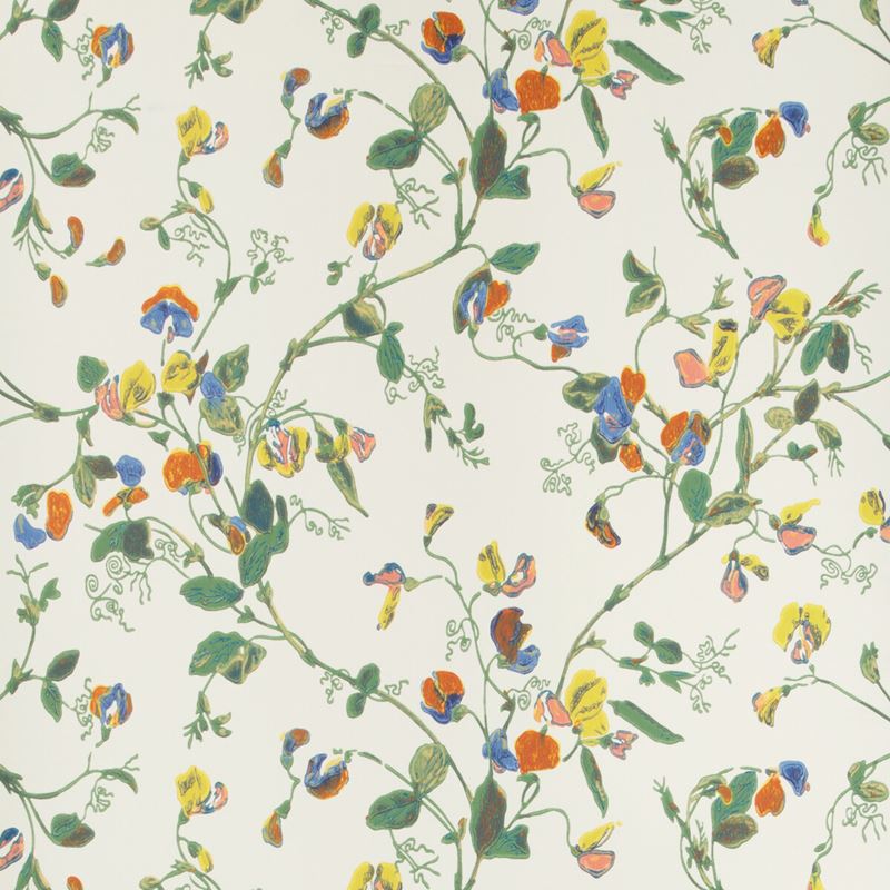 Sample 115-11032 Sweet Pea, Autumnal Mul Crm Print by Cole and Son Wallpaper