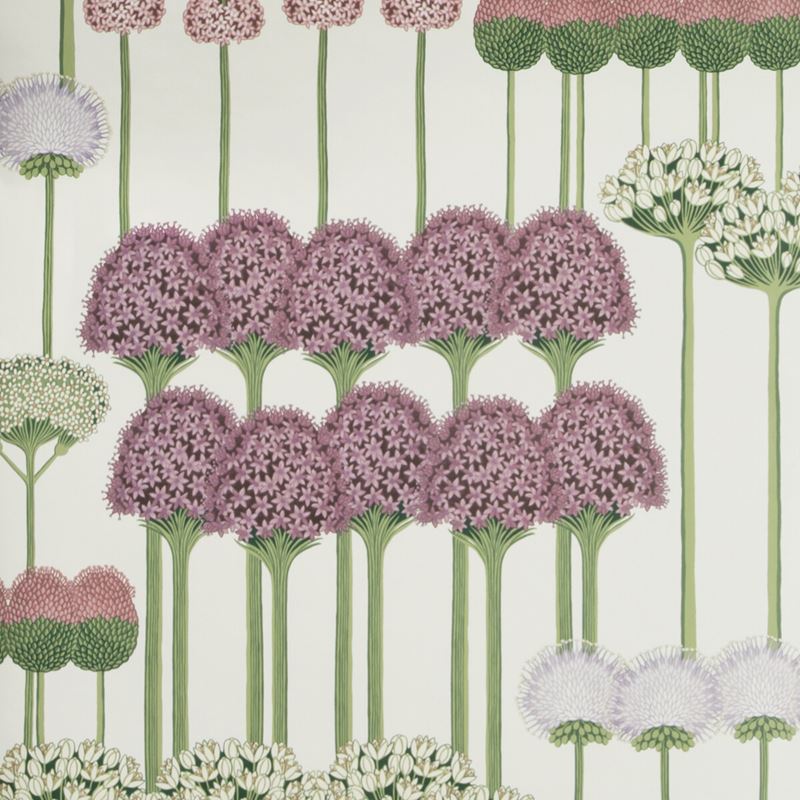 Sample 115-12034 Allium, Mulb Blush Lilac Wh Print by Cole and Son Wallpaper