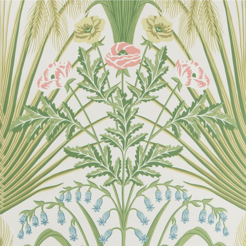 Sample 115-3008 Bluebell, Spring Green Crm Print by Cole and Son Wallpaper