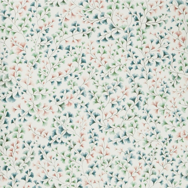 Sample 115-6017 Maidenhair, Petrol Blush M Print by Cole and Son Wallpaper