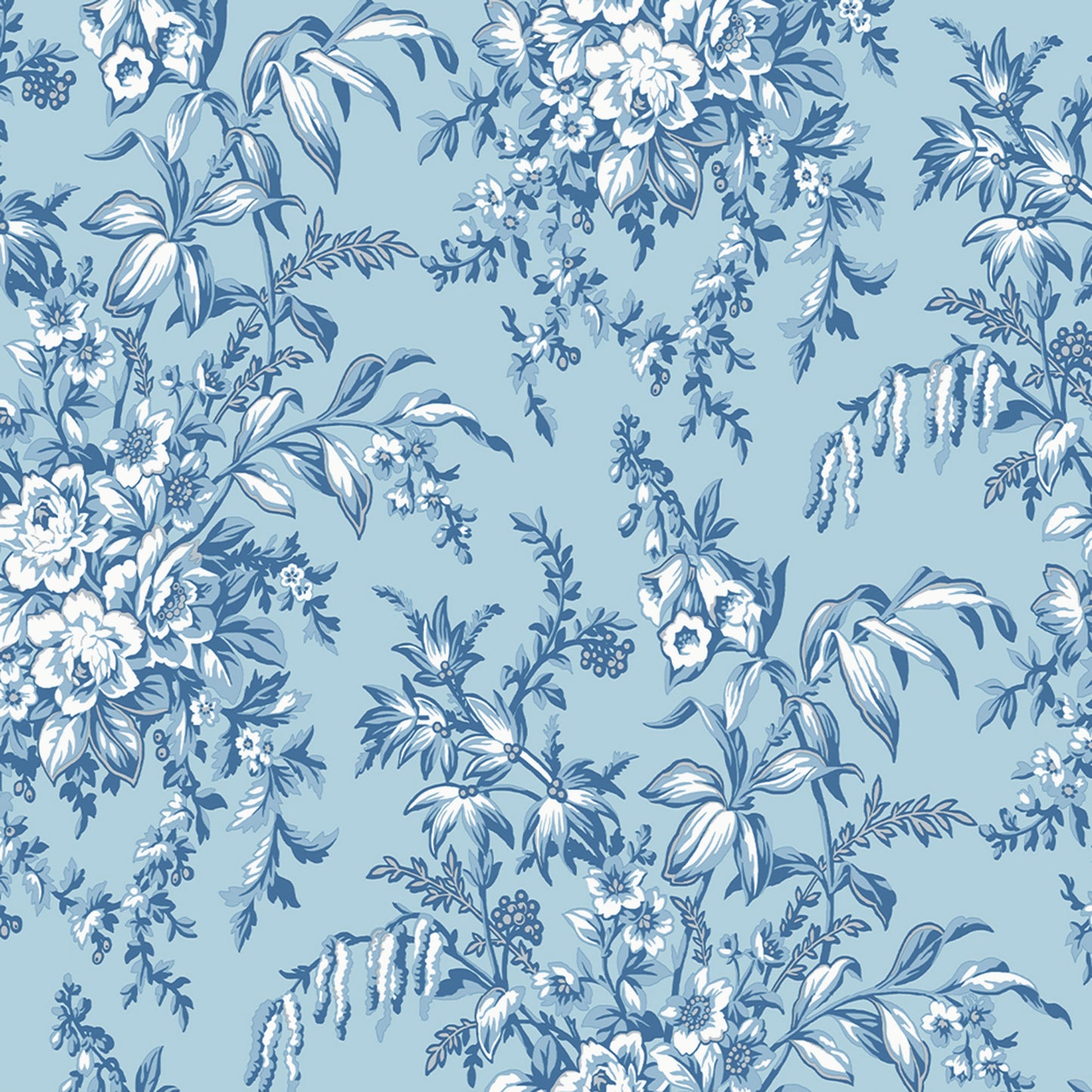 Purchase Laura Ashley Wallpaper Product# 115251 Picardie Blue Sky