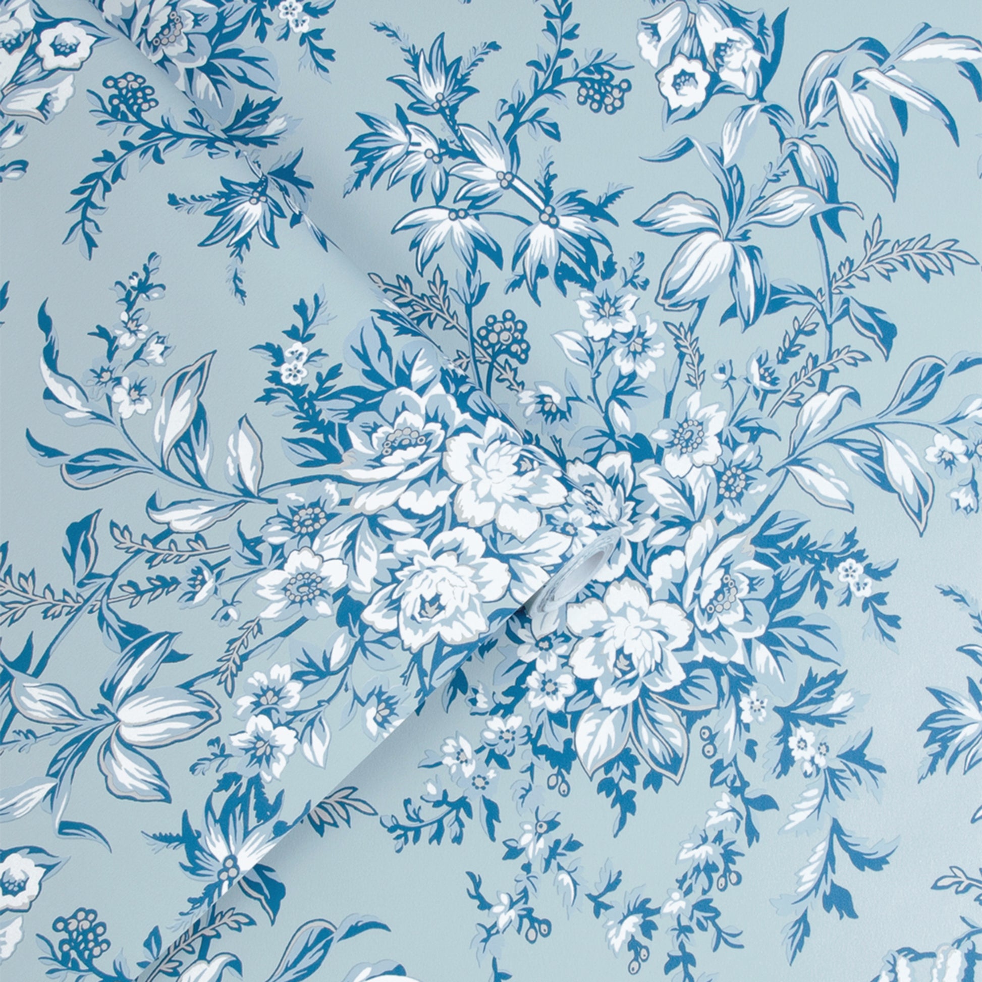 Purchase Laura Ashley Wallpaper Product# 115251 Picardie Blue Sky