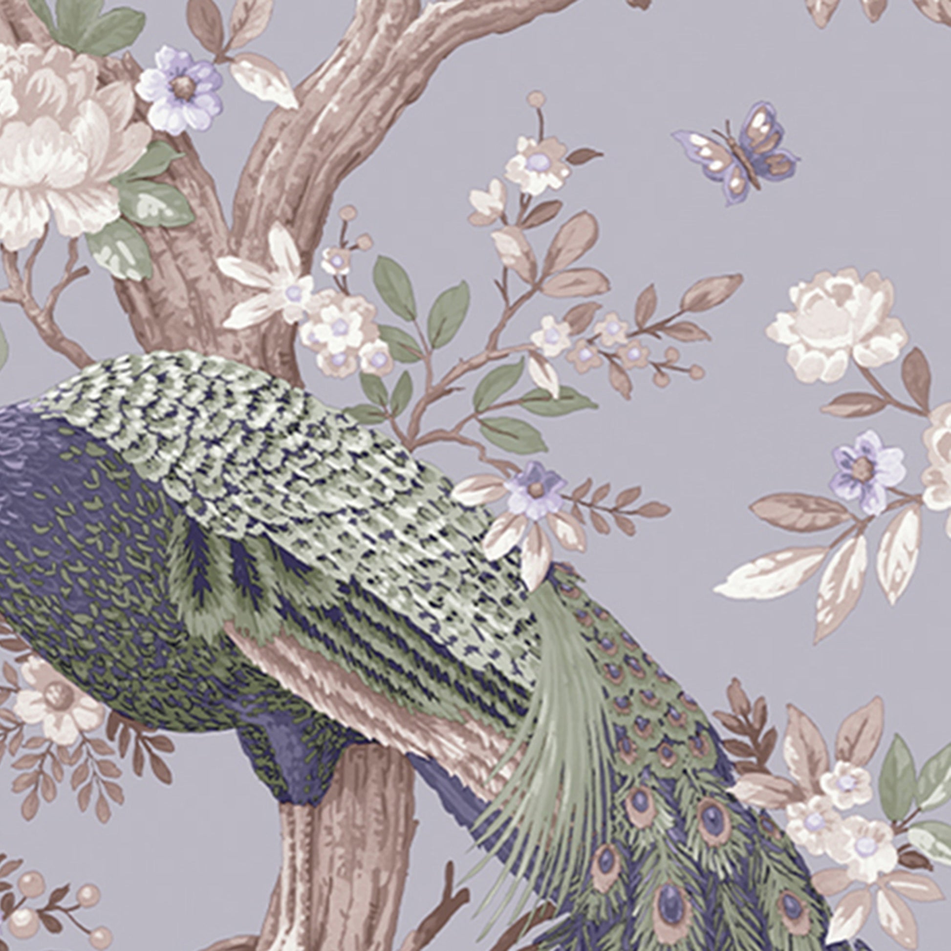 Purchase Laura Ashley Wallpaper Pattern number 115253 Belvedere Pale Iris