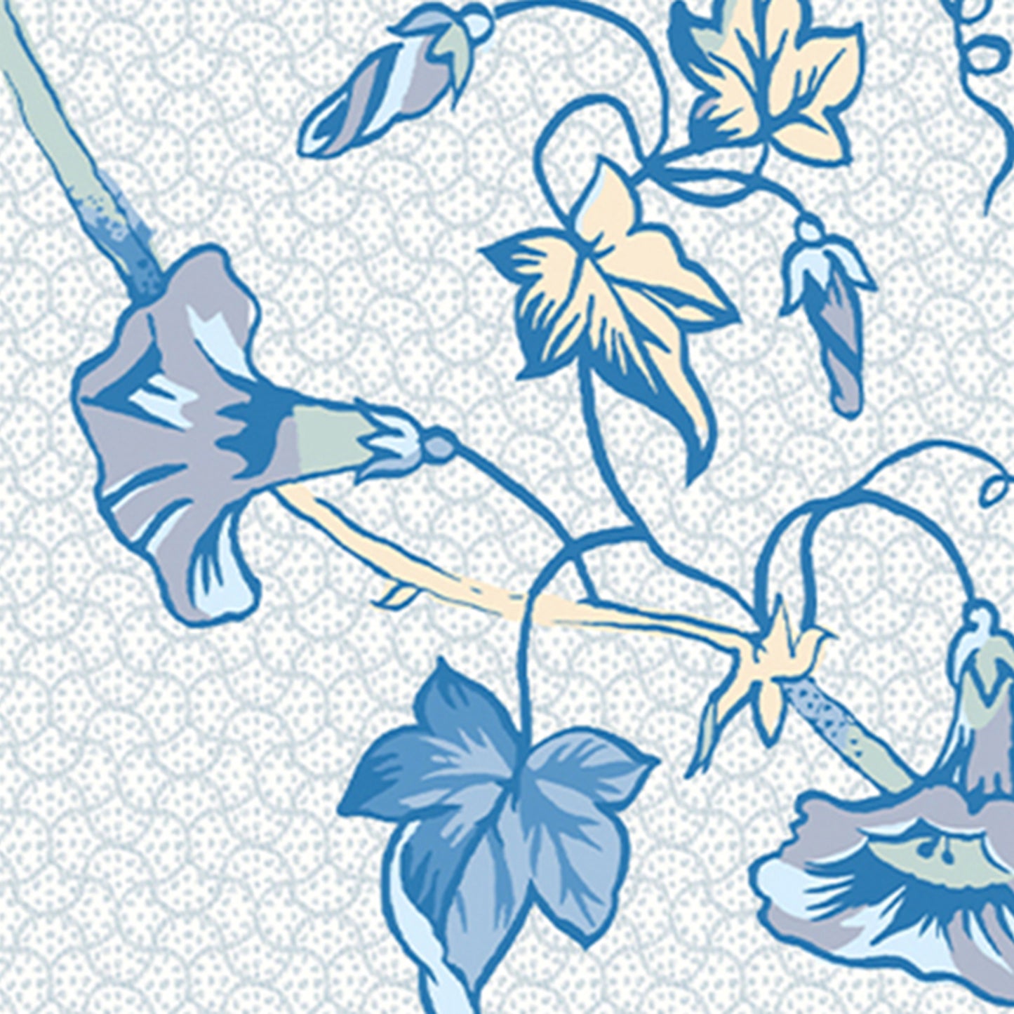 Purchase Laura Ashley Wallpaper SKU# 115258 Rambling Rector Blue Sky