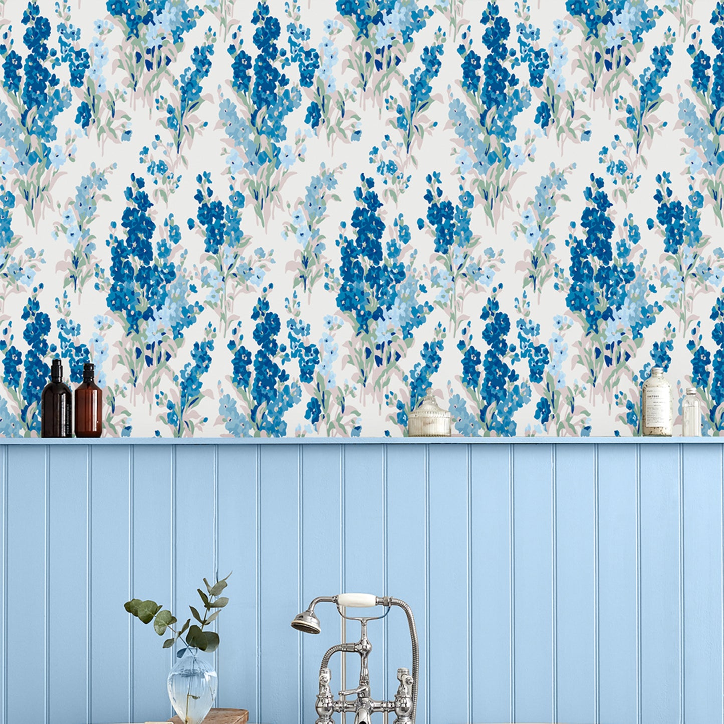 Purchase Laura Ashley Wallpaper Pattern 115259 Stocks Blue Sky