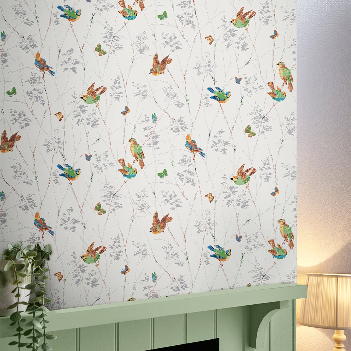 Purchase Laura Ashley Wallpaper Product 115260 Aviary Natural